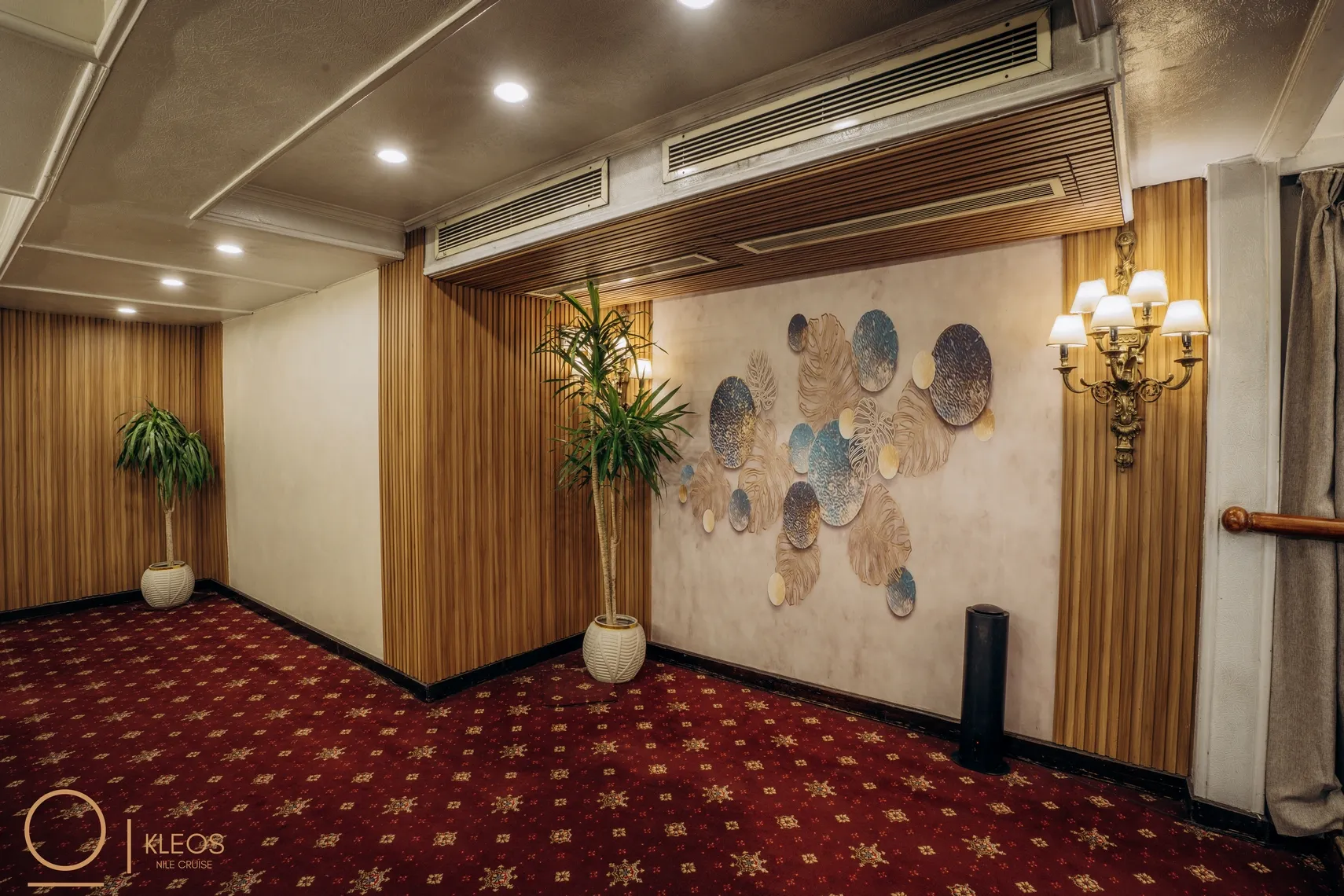 Lounge aboard the MS Kleos Nile Cruise Nile cruise